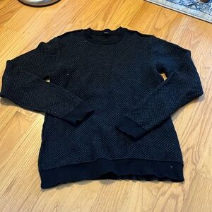 Rails Clifton Sweater Pullover black/gull grey cotton/cashmere size M